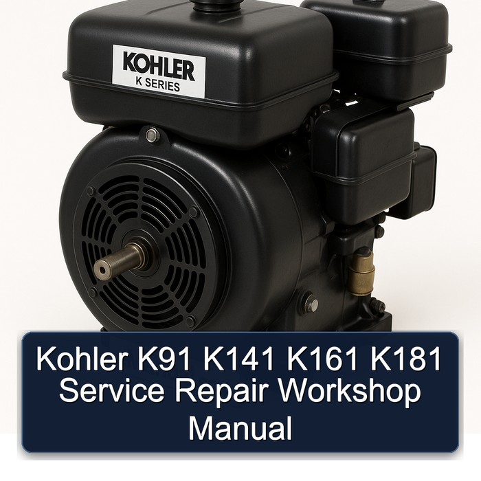 Kohler K Series K91 K141 K161 K181 Service Repair Workshop Manual PDF