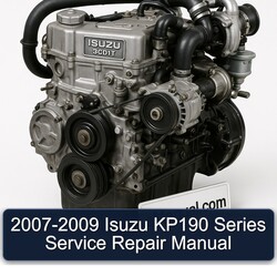 2007-2009 Isuzu 3 CD 1 T KP190 Series Service Repair Workshop Manual PDF