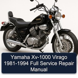 1981-1994 Yamaha Virago XV-1000 Service Repair Workshop Manual PDF