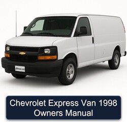 1998 Chevrolet Express Van Owners Owner's Manual PDF