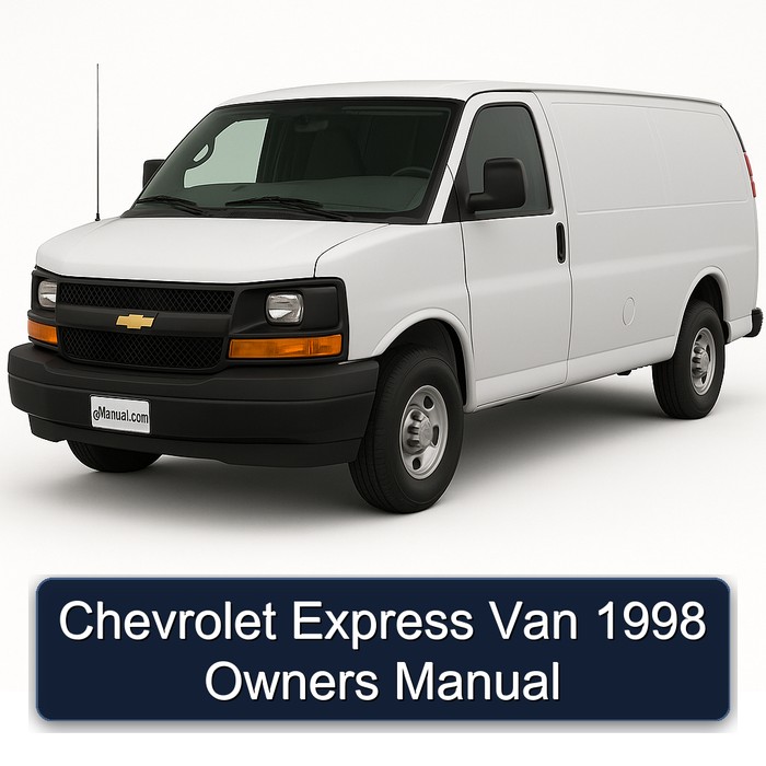 1998 Chevrolet Express Van Owners Owner's Manual PDF
