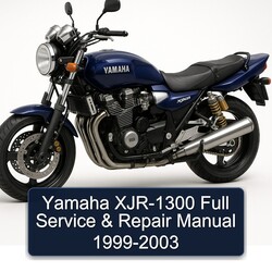 1999-2003 Yamaha XJR Models XJR-1300 Service Repair Workshop Manual PDF