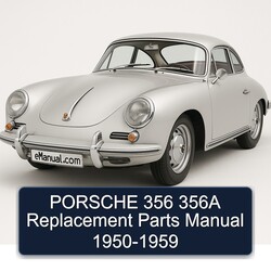 1950-1959 Porsche 356 356A Replacement Parts Catalog PDF