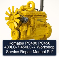 Komatsu PC400 PC450 400LC-7 450LC-7 Service Repair Workshop Manual Pdf