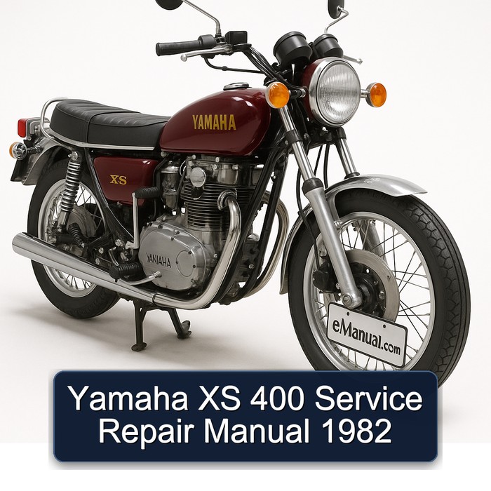 1982 Yamaha XS Models 400 Service Repair Workshop Manual PDF