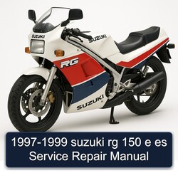 1997-1999 Suzuki RG Series 150 E Es Service Repair Workshop Manual PDF