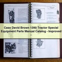 Case David Brown 1390 Tractor Special Equipment - Improved Parts Catalog PDF