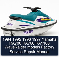1996-1997 Yamaha RA700 RA760 RA1100 Waveraider Models Service Repair Workshop Manual PDF