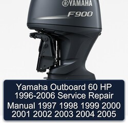 1996-2006 Yamaha Outboard 60 HP Service Repair Workshop Manual PDF