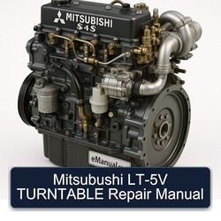 Mitsubishi S 4 Series Mitsubushi LT-5V Turntable Service Repair Workshop Manual PDF
