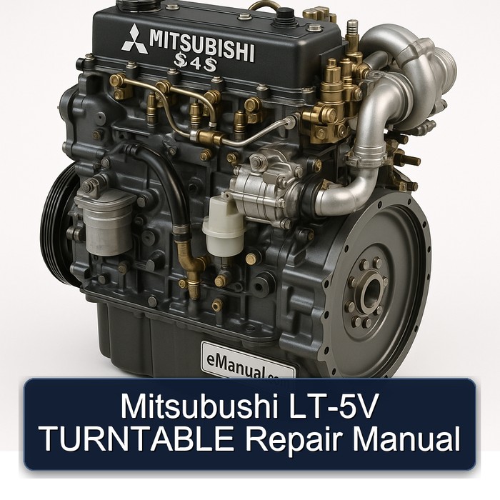 Mitsubishi S 4 Series Mitsubushi LT-5V Turntable Service Repair Workshop Manual PDF