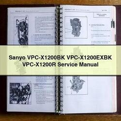 Sanyo Vpc-x1200bk Vpc-x1200exbk Vpc-x1200r Service Repair Workshop Manual PDF