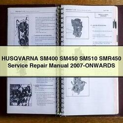 2007 Husqvarna SM400 SM450 SM510 SMR450 -onwards Service Repair Workshop Manual PDF