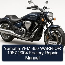1987-2004 Yamaha Warrior YFM 350 Service Repair Workshop Manual PDF