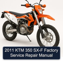 2011 KTM 350 SX-F Service Repair Workshop Manual PDF