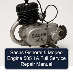 Sachs 505 General 5 Moped Engine 1A Service Repair Workshop Manual PDF
