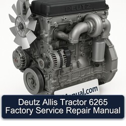 Deutz Allis Tractor 6265 Service Repair Workshop Manual PDF