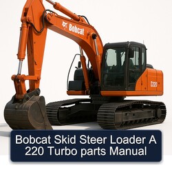 Bobcat Skid Steer Loader 220 Turbo Parts Catalog PDF