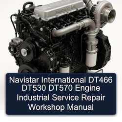 Navistar International DT466 DT530 DT570 Engine Industrial Service Repair Workshop Manual PDF