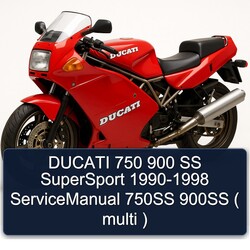 1990-1998 Ducati 750 900 SS Supersport - Servicemanual 750SS 900SS ( Multi ) Service Repair Workshop Manual PDF