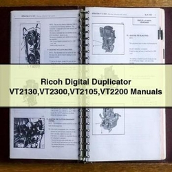 Ricoh Digital Duplicator VT2130 VT2300 VT2105 VT2200 Service Repair Workshop Manual PDF