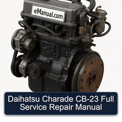 Daihatsu CB Series Charade CB-23 Service Repair Workshop Manual PDF