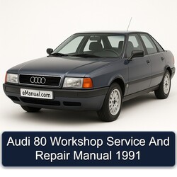 1991 Audi 80 Service Repair Workshop Manual PDF
