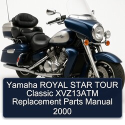 2000 Yamaha Royal Star Tour Classic XVZ13ATM Replacement Parts Catalog PDF