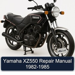 1982-1985 Yamaha XZ550 Service Repair Workshop Manual PDF