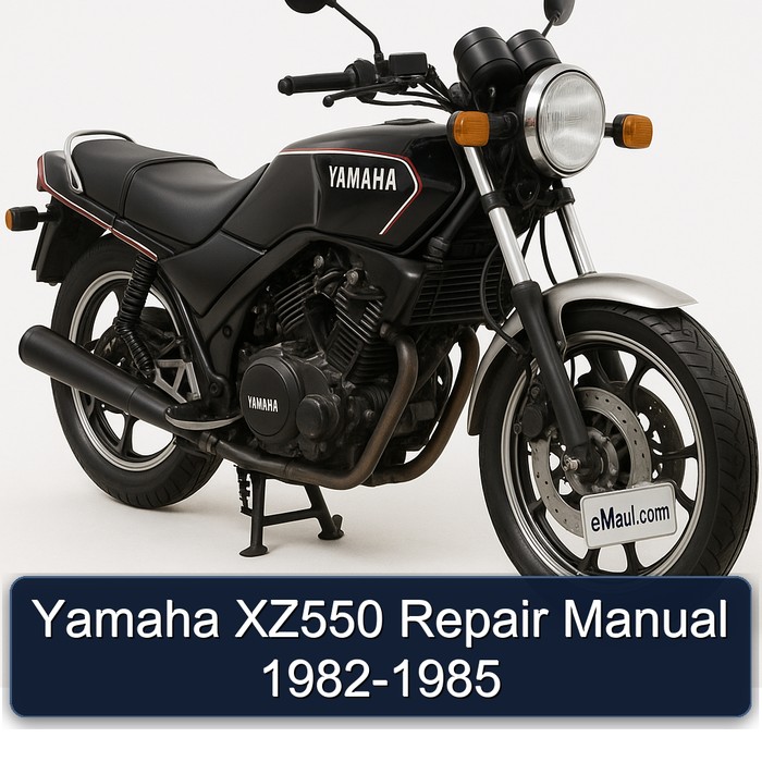 1982-1985 Yamaha XZ550 Service Repair Workshop Manual PDF