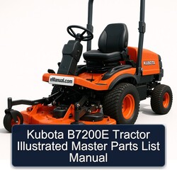Kubota B7200E Tractor Illustrated Master Parts Catalog PDF