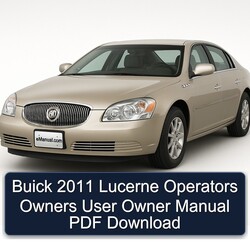 2011 Buick Lucerne Operators Owners User Owner Owner's Manual PDF