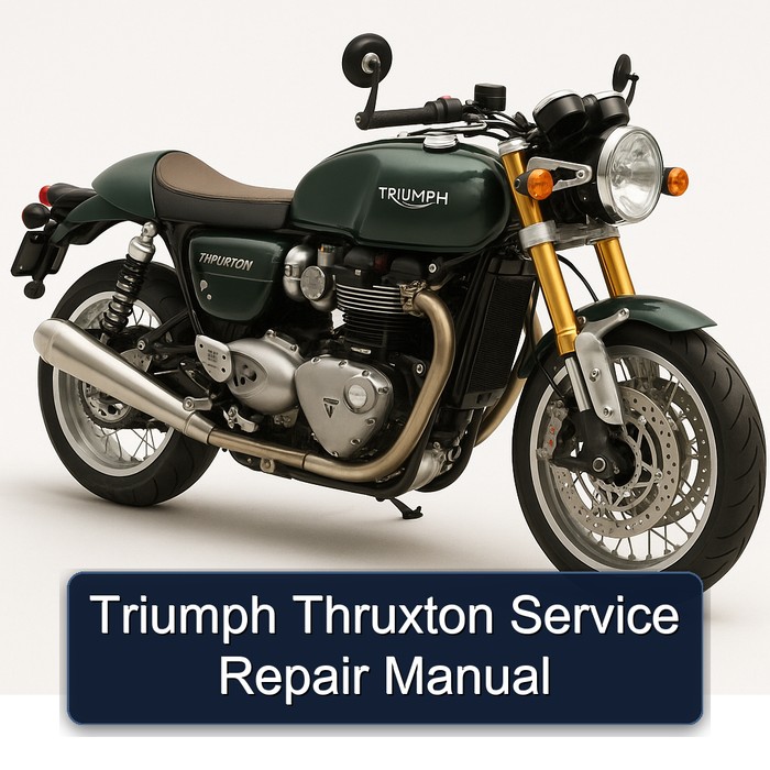 Triumph Thruxton Service Repair Workshop Manual PDF