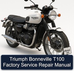 Triumph Bonneville T100 Service Repair Workshop Manual PDF