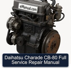 Daihatsu CB Series Charade CB-80 Service Repair Workshop Manual PDF
