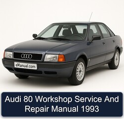 1993 Audi 80 Service Repair Workshop Manual PDF