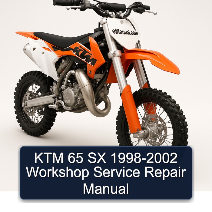 1998-2002 KTM 65 Service Repair Workshop Manual PDF