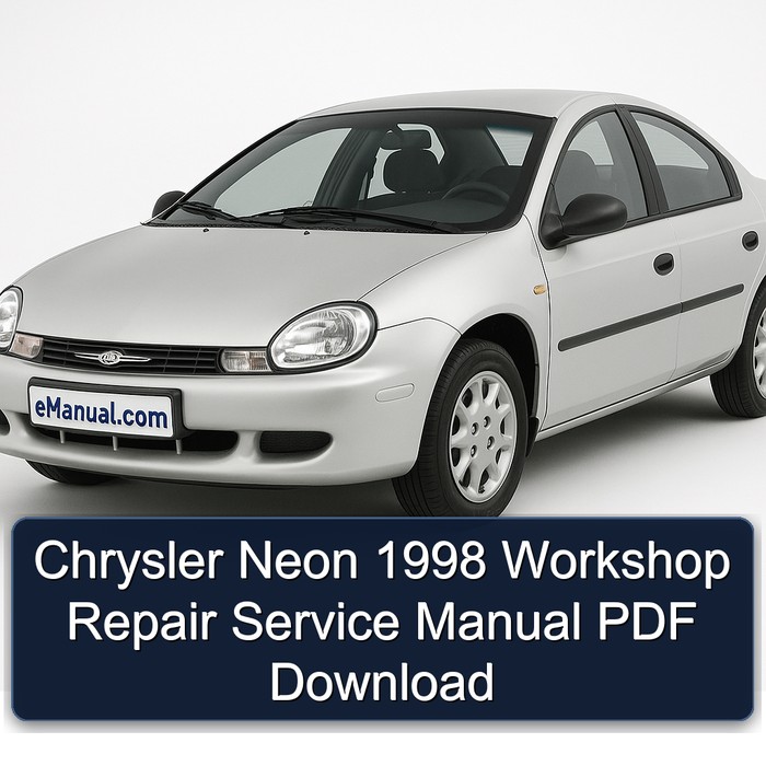 1998 Chrysler Neon Service Repair Workshop Manual PDF