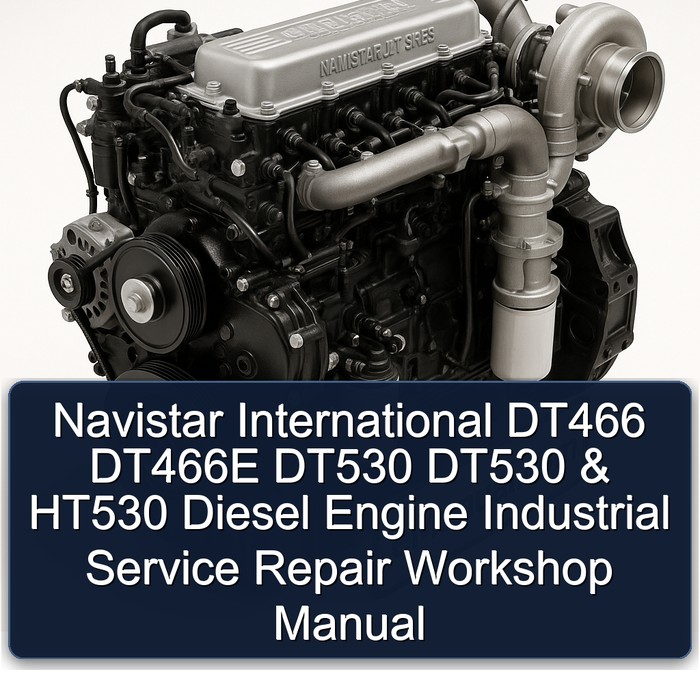 Navistar International DT466 DT466E DT530 HT530 Diesel Engine Industrial Service Repair Workshop Manual PDF