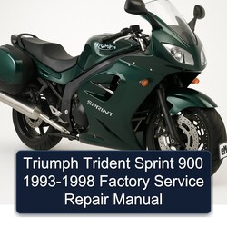 1993-1998 Triumph Sprint Trident 900 Service Repair Workshop Manual PDF