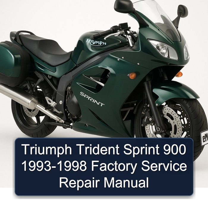 1993-1998 Triumph Sprint Trident 900 Service Repair Workshop Manual PDF