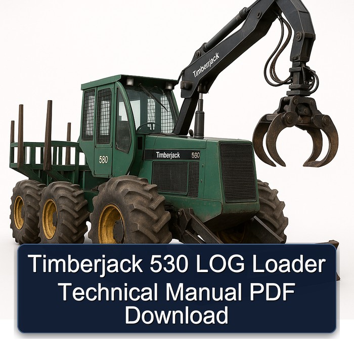 Timberjack 530 LOG Loader Service Repair Workshop Manual PDF