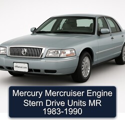 Mercury Mercruiser Engine Stern Drive Units MR 1983-1990