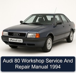 1994 Audi 80 Service Repair Workshop Manual PDF