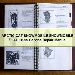 1999 Arctic CAT Snowmobile ZL 440 Service Repair Workshop Manual PDF