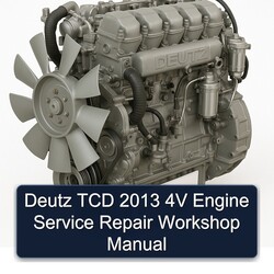 2013 Deutz TCD 4V Engine Service Repair Workshop Manual PDF