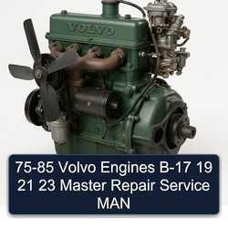 1975-1985 Renault Master Volvo Engines B-17 19 21 23 MAN Service Repair Workshop Manual PDF