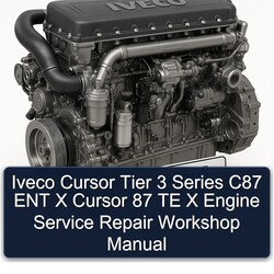 Iveco Cursor Tier 3 Series C87 ENT X 87 TE Engine Service Repair Workshop Manual PDF