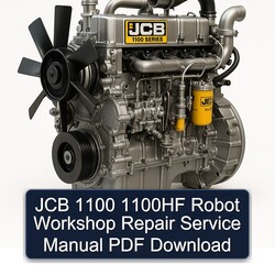 JCB 1100 1100HF Robot Service Repair Workshop Manual PDF