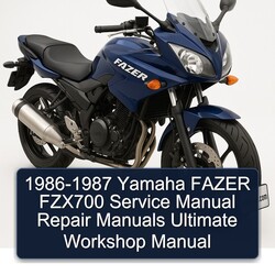 1986-1987 Yamaha Fazer FZX700 Ultimate Service Repair Workshop Manual PDF